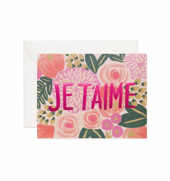 Je T'aime card