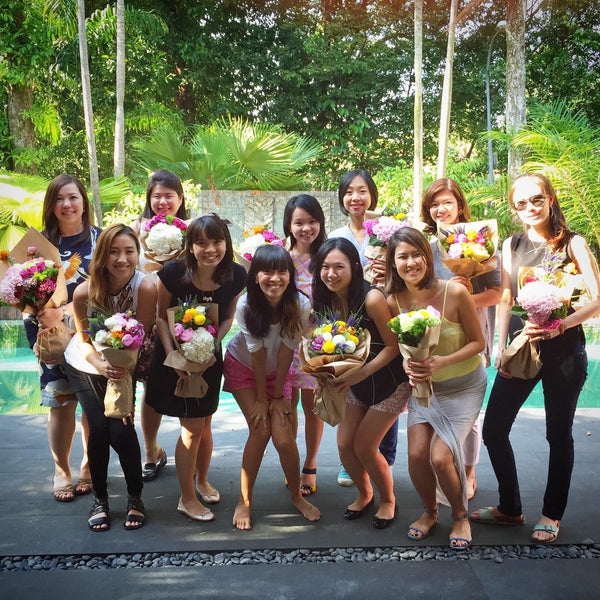 Basic bouquet/vase workshop