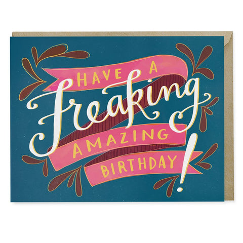 Freaking Amazing Birthday card