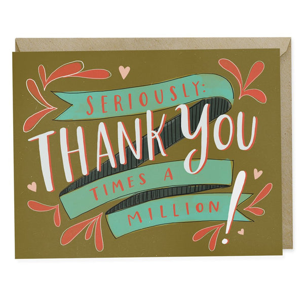 Thank You Times a Million card