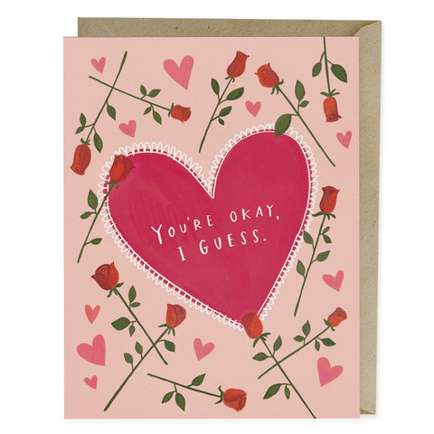 You're Okay, I Guess card