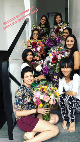 Bloom Box floral jamming workshop