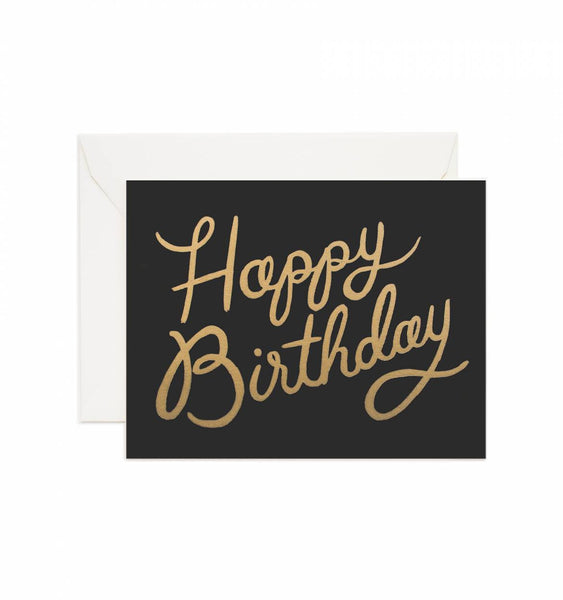 Shimmering Birthday card